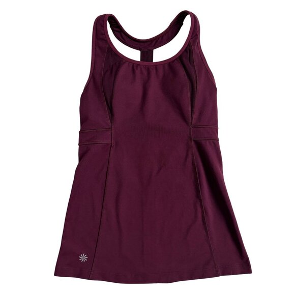 Athleta Women’s T-Back Tank Top (Garnet) - Size Extra Small - Picture 1 of 6